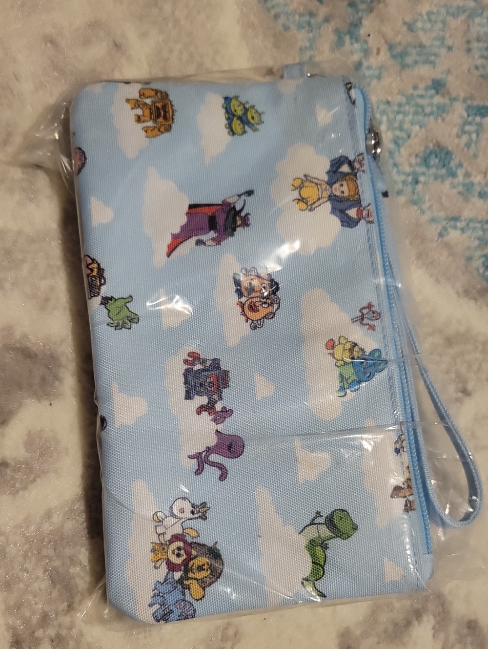 Loungefly Toy Story  Wristlet Pouch - Light Blue